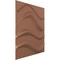 Ekena Millwork 19 5/8in. W x 19 5/8in. H Wave EnduraWall Decorative 3D Wall Panel Covers 2.67 Sq. Ft. WP20X20WVCAC - alternate 2